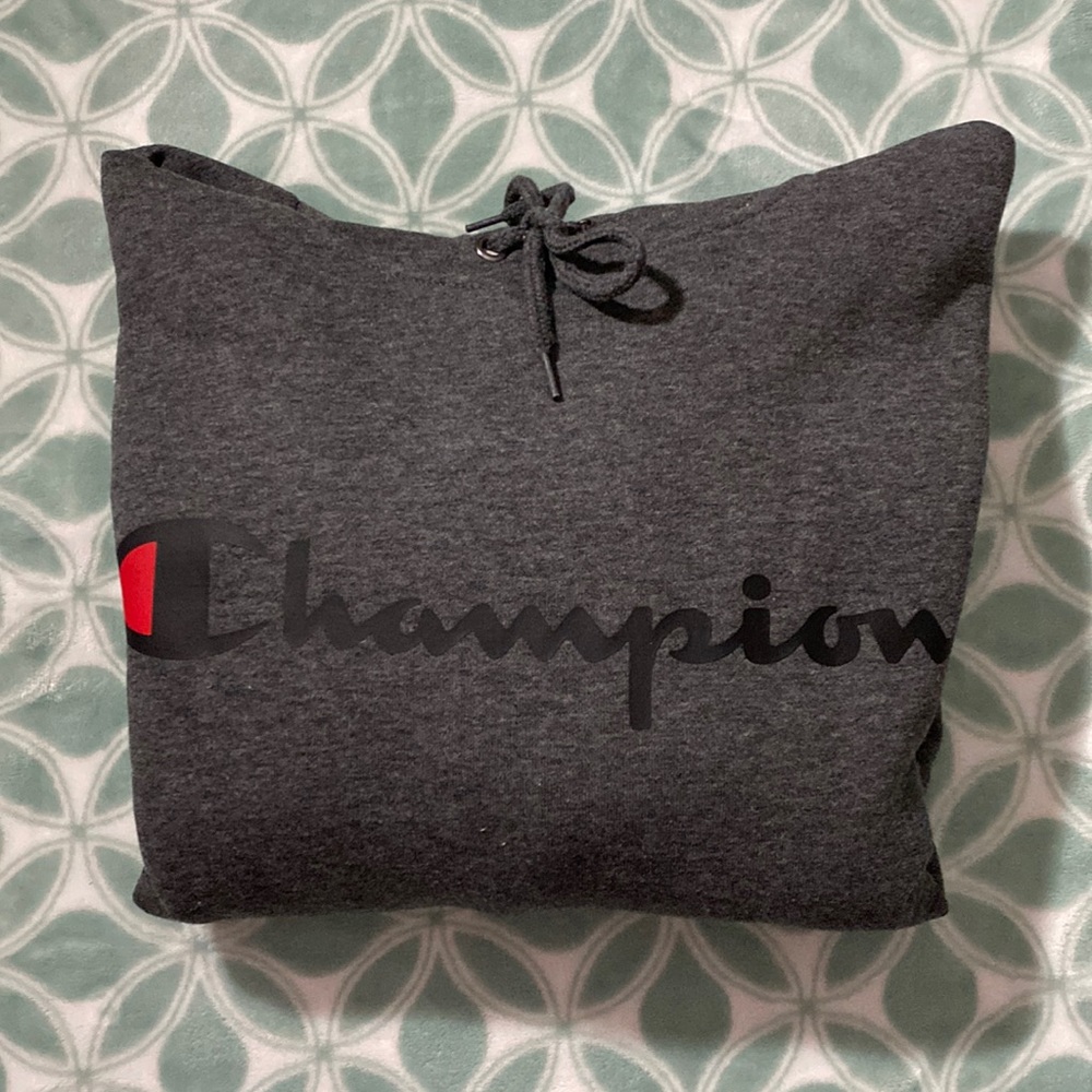 Champion gray hoodie